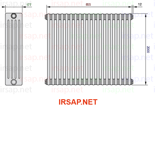 Радиатор IRSAP Tesi 52000/19 T12 CL 01